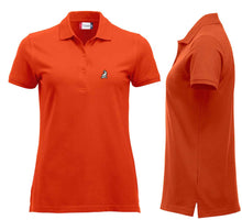 Load image into Gallery viewer, Polo Blutorange Women mit Logo
