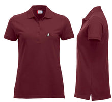 Lade das Bild in den Galerie-Viewer, Polo Bordeaux Women mit Logo
