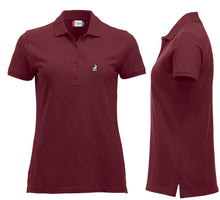 Load image into Gallery viewer, Polo Bordeaux Women mit Logo
