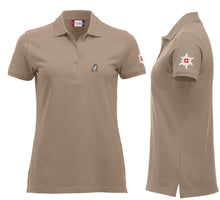 Lade das Bild in den Galerie-Viewer, Polo Caffe Latte Women mit Logo und Edelweiss
