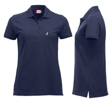Lade das Bild in den Galerie-Viewer, Polo Dunkel Marine Women mit Logo
