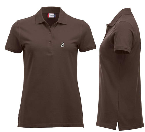 Premium Polo Women Dunkelmocca