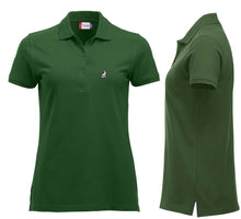 Load image into Gallery viewer, Polo Flaschen Grün Women mit Logo
