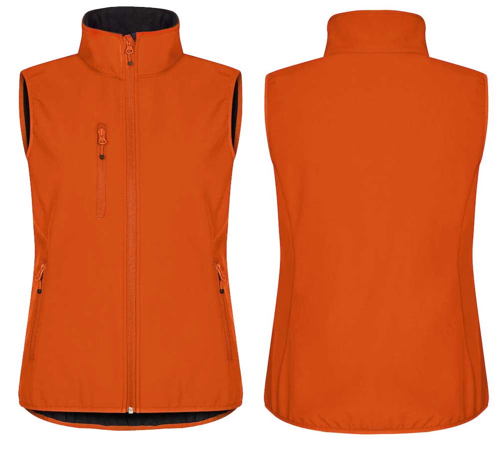 Premium Softshell Gilet Women Blutorange