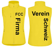 Lade das Bild in den Galerie-Viewer, Premium Softshell Gilet Women Gelb
