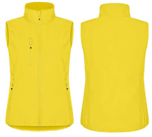 Load image into Gallery viewer, Premium Softshell Gilet Women Yellow
