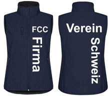 Load image into Gallery viewer, Premium Softshell Gilet Women Marine
