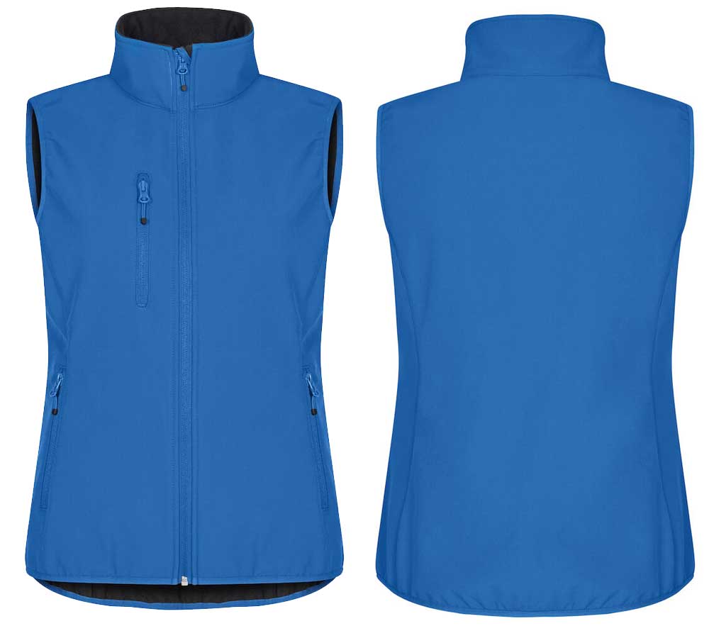 Premium Softshell Gilet Femme Bleu Royal