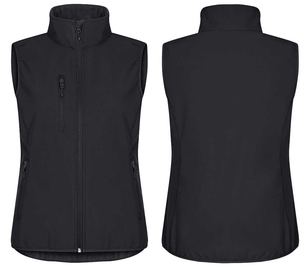 Gilet Softshell Premium Femme Noir