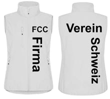 Load image into Gallery viewer, Premium Softshell Gilet Women White
