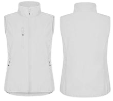 Load image into Gallery viewer, Premium Softshell Gilet Women White
