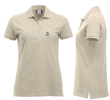 Load image into Gallery viewer, Polo Hellkhaki Women mit Logo
