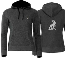 Charger l&#39;image dans la galerie, Hoodie Anthrazit Meliert Women mit Logo
