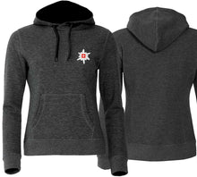 Charger l&#39;image dans la galerie, Hoodie Anthrazit Meliert Women mit Edelweiss Brust

