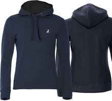 Lade das Bild in den Galerie-Viewer, Hoodie Dark Navy Women mit Logo
