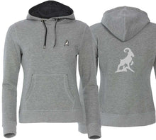 Lade das Bild in den Galerie-Viewer, Hoodie Graumeliert Women mit Logo
