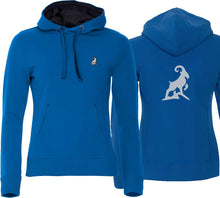 Charger l&#39;image dans la galerie, Hoodie Women Royal Blau mit Logo
