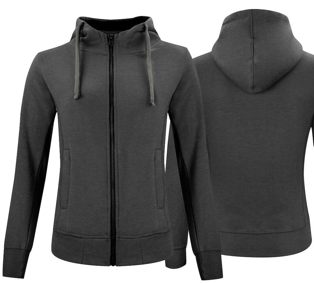 Premium Kapuzenjacke Women Antrazit Grau