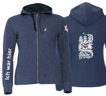 Load image into Gallery viewer, Premium Kapuzenjacke Women Blaumeliert
