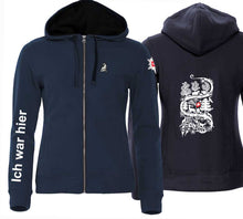 Load image into Gallery viewer, Premium Kapuzenjacke Women Dark Navy
