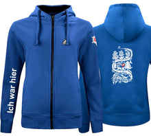 Charger l&#39;image dans la galerie, Premium Kapuzenjacke Women Royalblau
