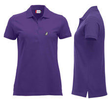 Load image into Gallery viewer, Polo Lila Women mit Logo
