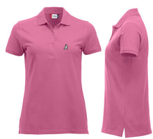 Load image into Gallery viewer, Polo Hellpink Women mit Logo
