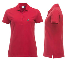 Lade das Bild in den Galerie-Viewer, Polo Rot Women mit Logo
