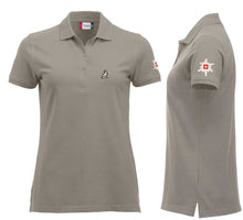 Lade das Bild in den Galerie-Viewer, Polo Silber Women mit Logo und Edelweiss
