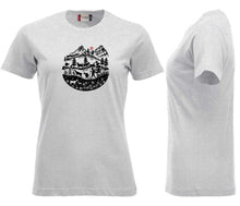 Charger l&#39;image dans la galerie, Premium T-Shirt Women Asche, Scherenschnitt
