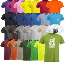 Load image into Gallery viewer, Premium T-Shirt Clique in 28 Farben, 8 grössen und 8, Varianten
