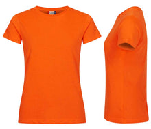 Load image into Gallery viewer, Premium T-Shirt Women Warnschutz Orange
