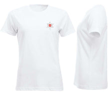 Carica l&#39;immagine nel visualizzatore di Gallery, Premium T-Shirt Women Weiss, Edelweiss Brust
