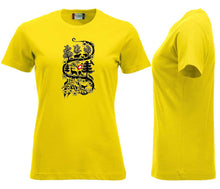 Lade das Bild in den Galerie-Viewer, Premium T-Shirt Women Zitrone, Scherenschnitt Alpenblick
