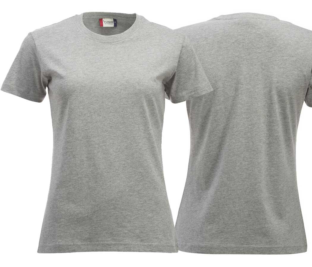 Premium T-Shirt Women Graumeliert