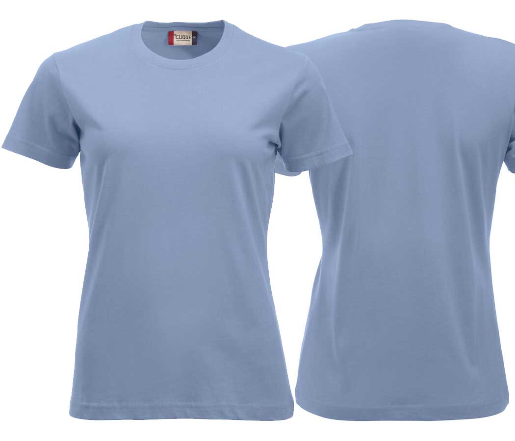 Premium T-Shirt Women Hellblau