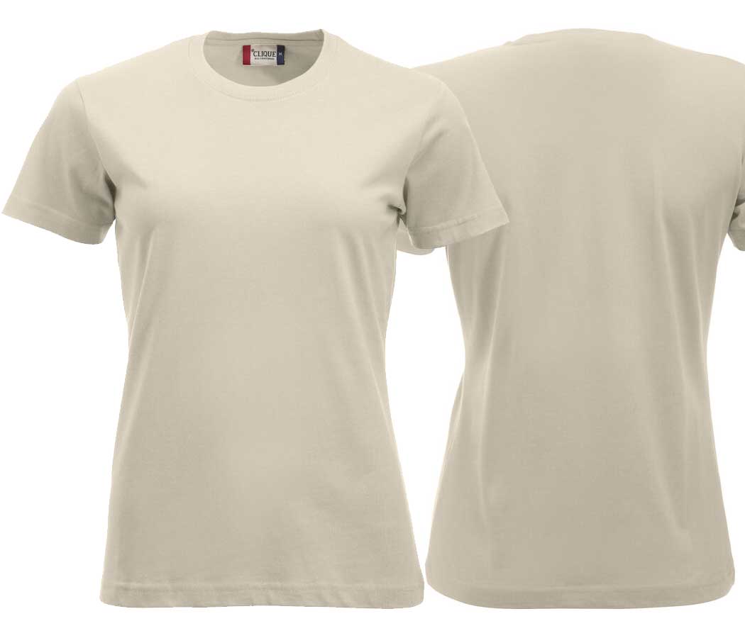 T-shirt premium femme kaki clair