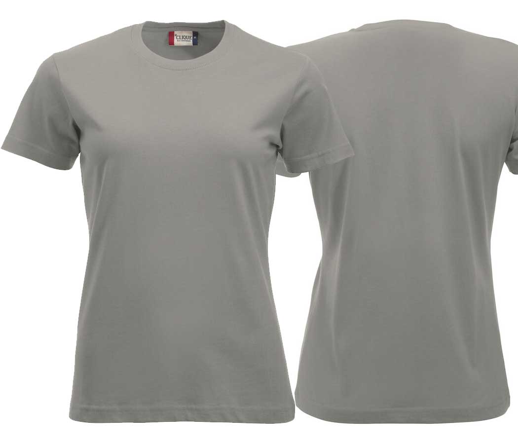 Premium T-Shirt Women Silber
