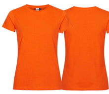 Load image into Gallery viewer, Premium T-shirt Women Warning Orange
