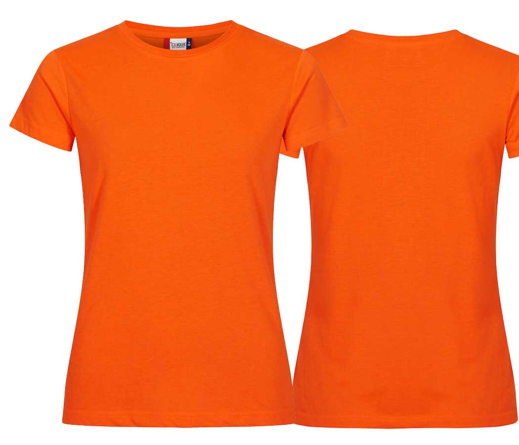 Premium T-shirt Women Warning Orange