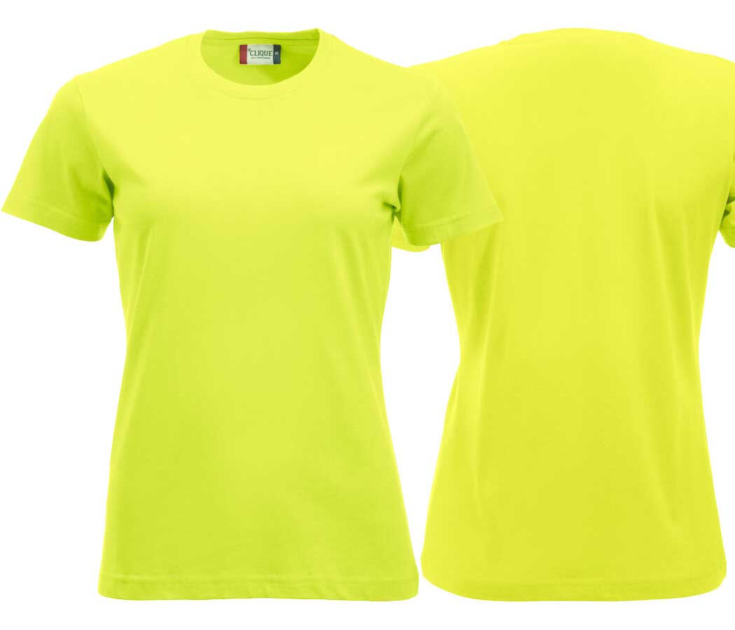 T-Shirt Premium Femme Haute visibilité Vert