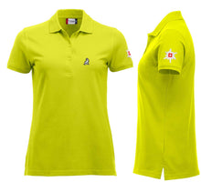 Carica l&#39;immagine nel visualizzatore di Gallery, Polo Warnschutz Grün Women mit Logo und Edelwesiss
