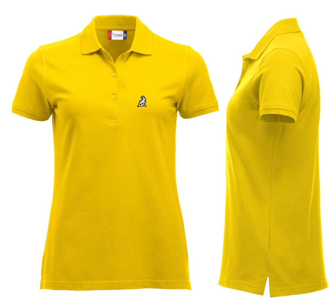Polo Zitrone Women mit Logo