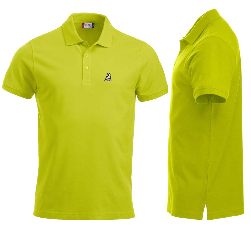 Polo Warnschutz Grün mit Logo