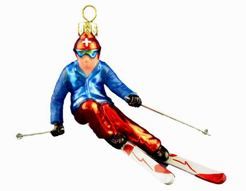 Weihnachts "Kugel"  Skifahrer