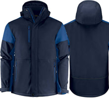 Load image into Gallery viewer, Winterjacke Prime Padded Softshell Navy Cobalt
