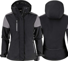 Load image into Gallery viewer, Winterjacke Prime Padded Softshell Lady Black-Anthrazit
