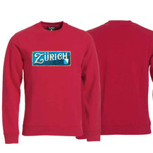 Charger l&#39;image dans la galerie, Pullover Rot, Kanton Zürich  Wappen / Schild
