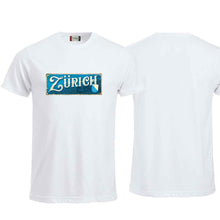 Lade das Bild in den Galerie-Viewer, T-Shirt Weiss, Kanton Zürich Wappen / Schild
