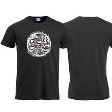 Charger l&#39;image dans la galerie, T-Shirt Schwarz, Scherenschnitt Alpenkreis
